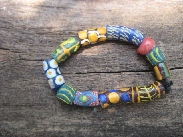 African Anitque Beads Bracelet 3416